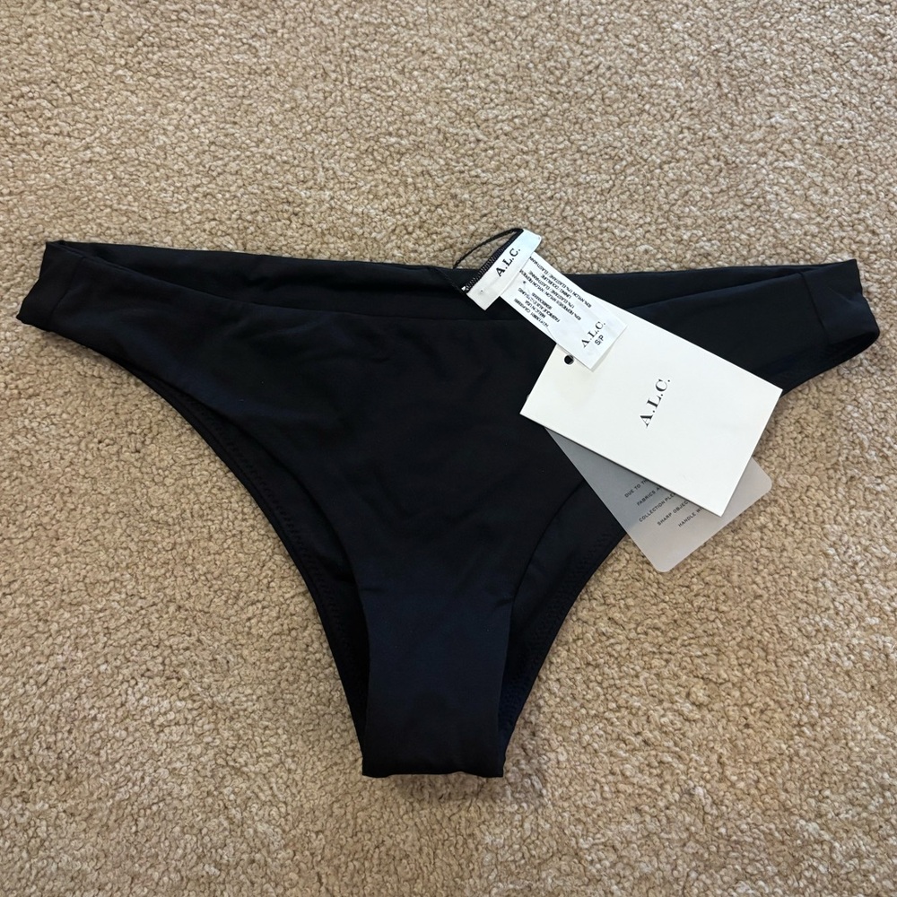A.L.C. Classic Black Swim Bottom